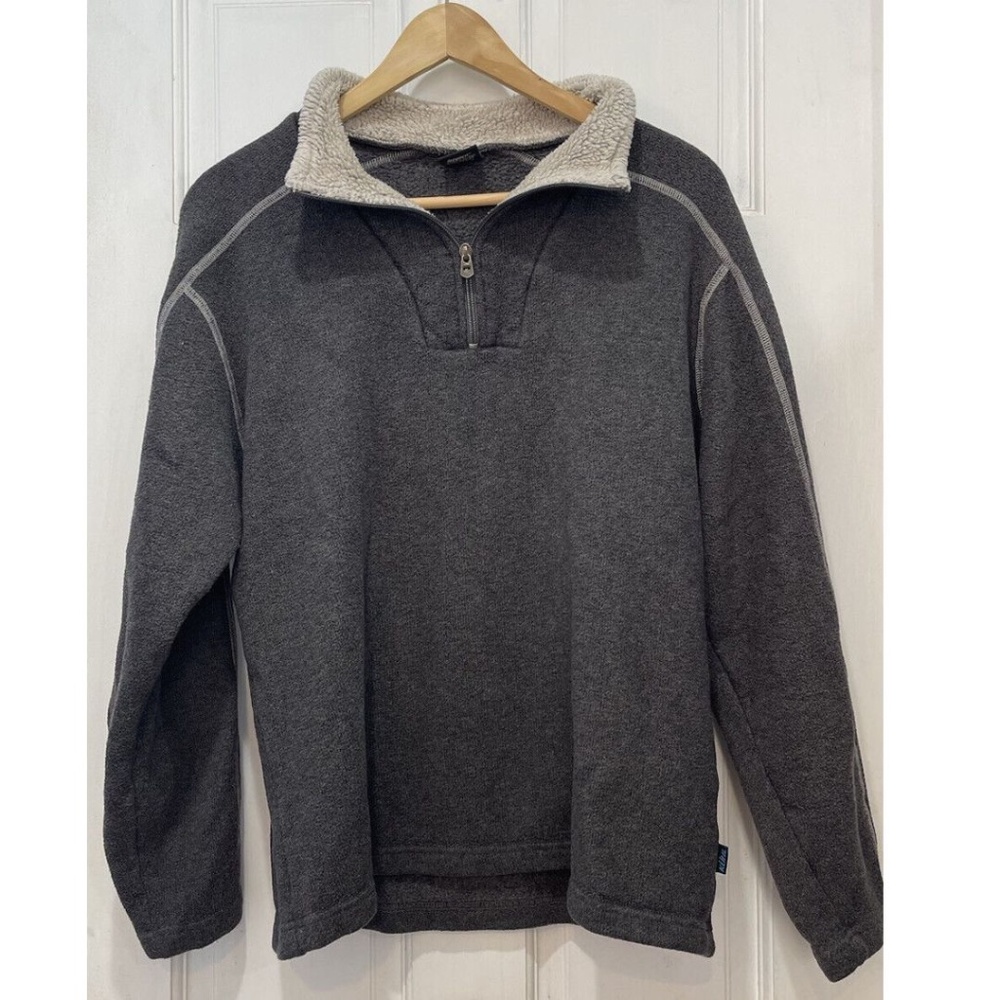 Kuhl Alfpaca 1/4 Zip Gray Pullover Fleece Women’s Size Large